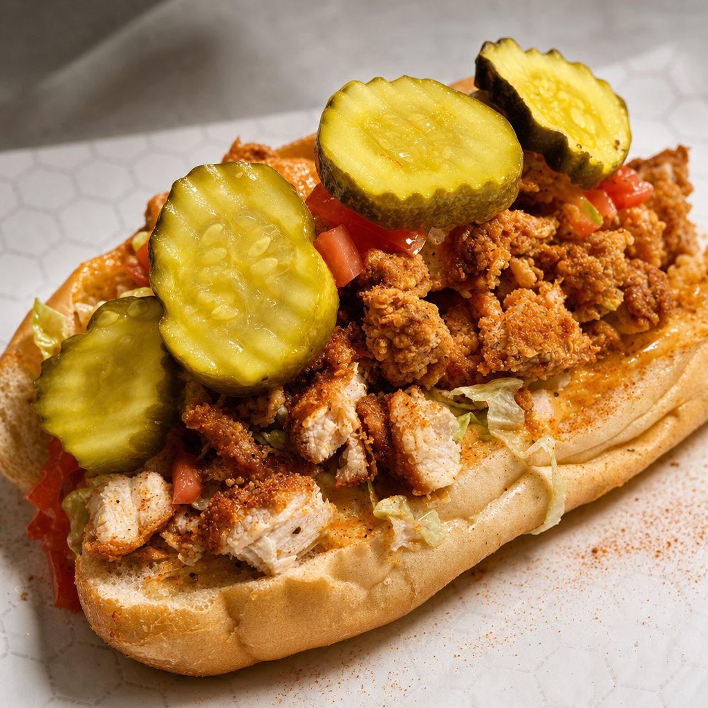 Fried Chicken Po'Boy.