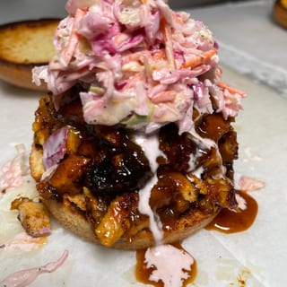 BBQ Chopped Chicken w/Slaw